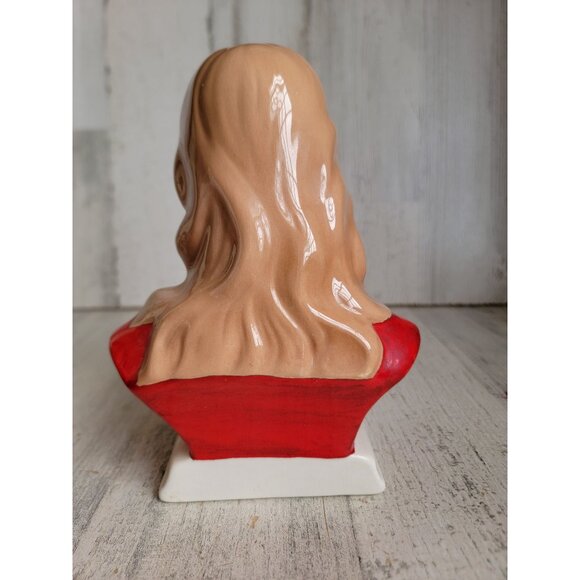 Vintage Easter Jesus head bust‎ unique Xmas home decor religious - Picture 5 of 8
